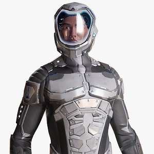 Sci-Fi Suit Male Rigged