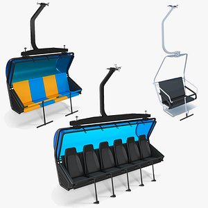 3D chairlift seat model