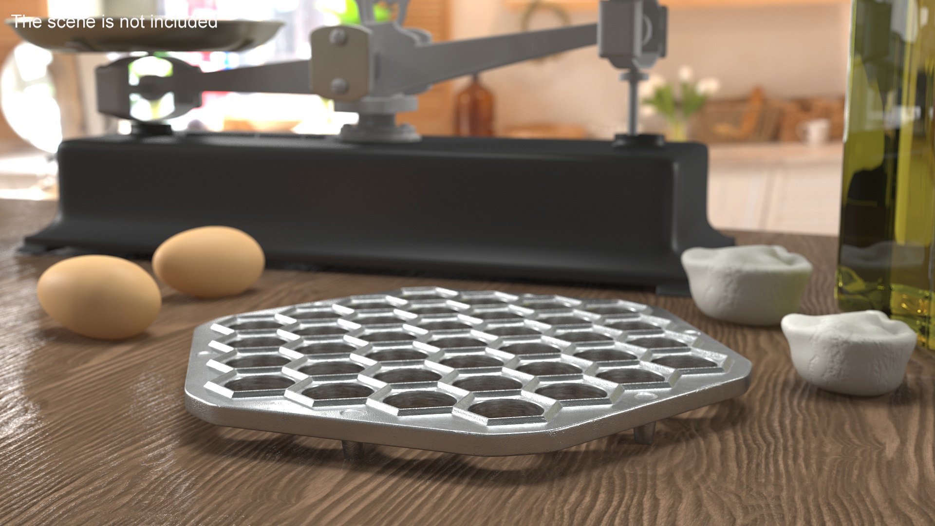 Hexagon Dumplings Maker Mold 3D Model - TurboSquid 2220735