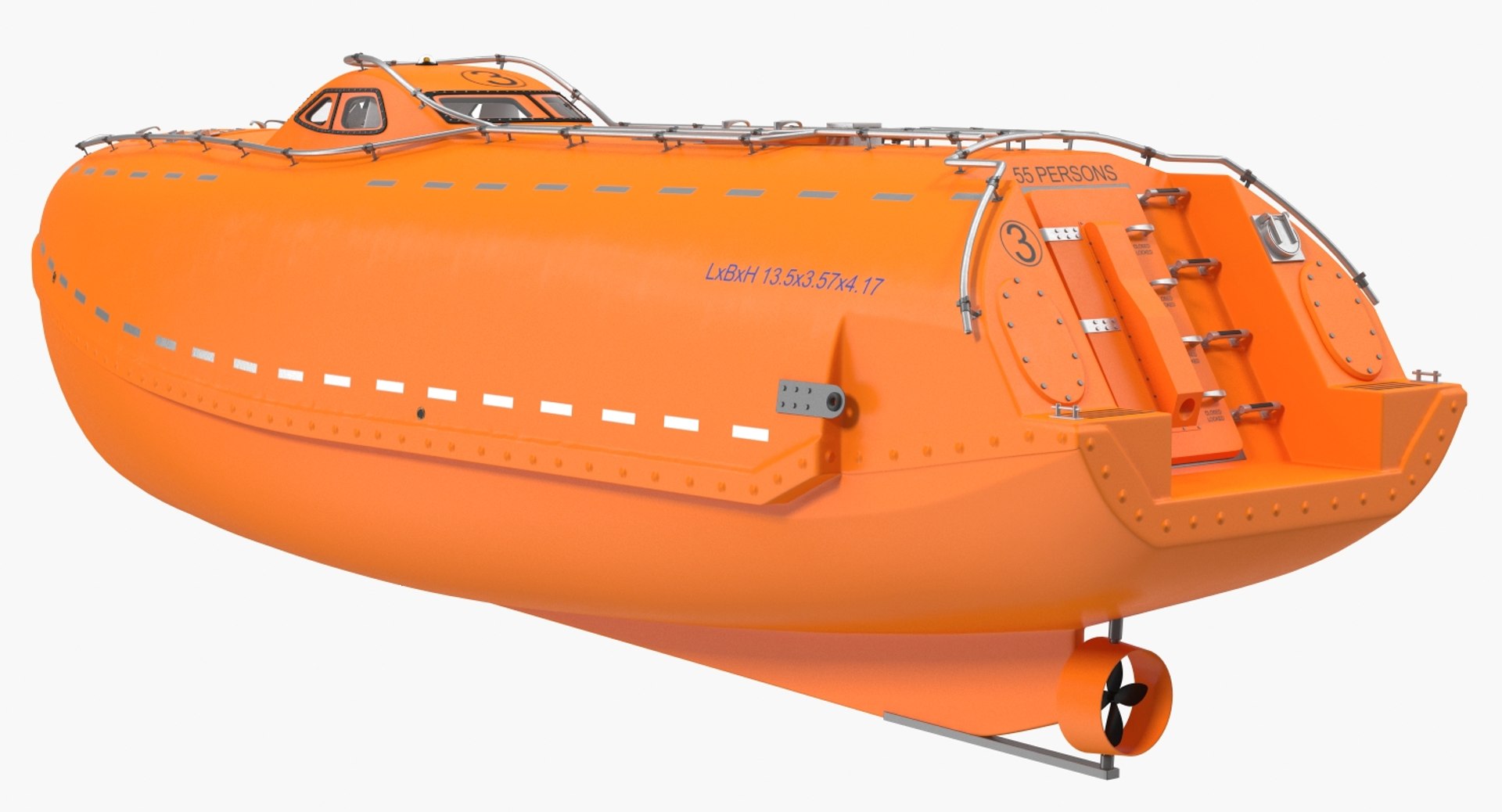 Lifeboat 3D Model 3D model preview