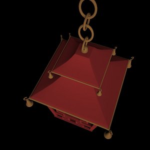 chinese lantern 3D model