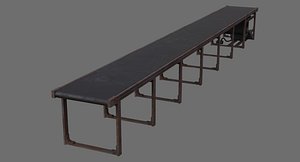 3D model conveyor belt 1b