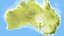 Australia Map - 40K Realistic Satellite Terrain - Elevation