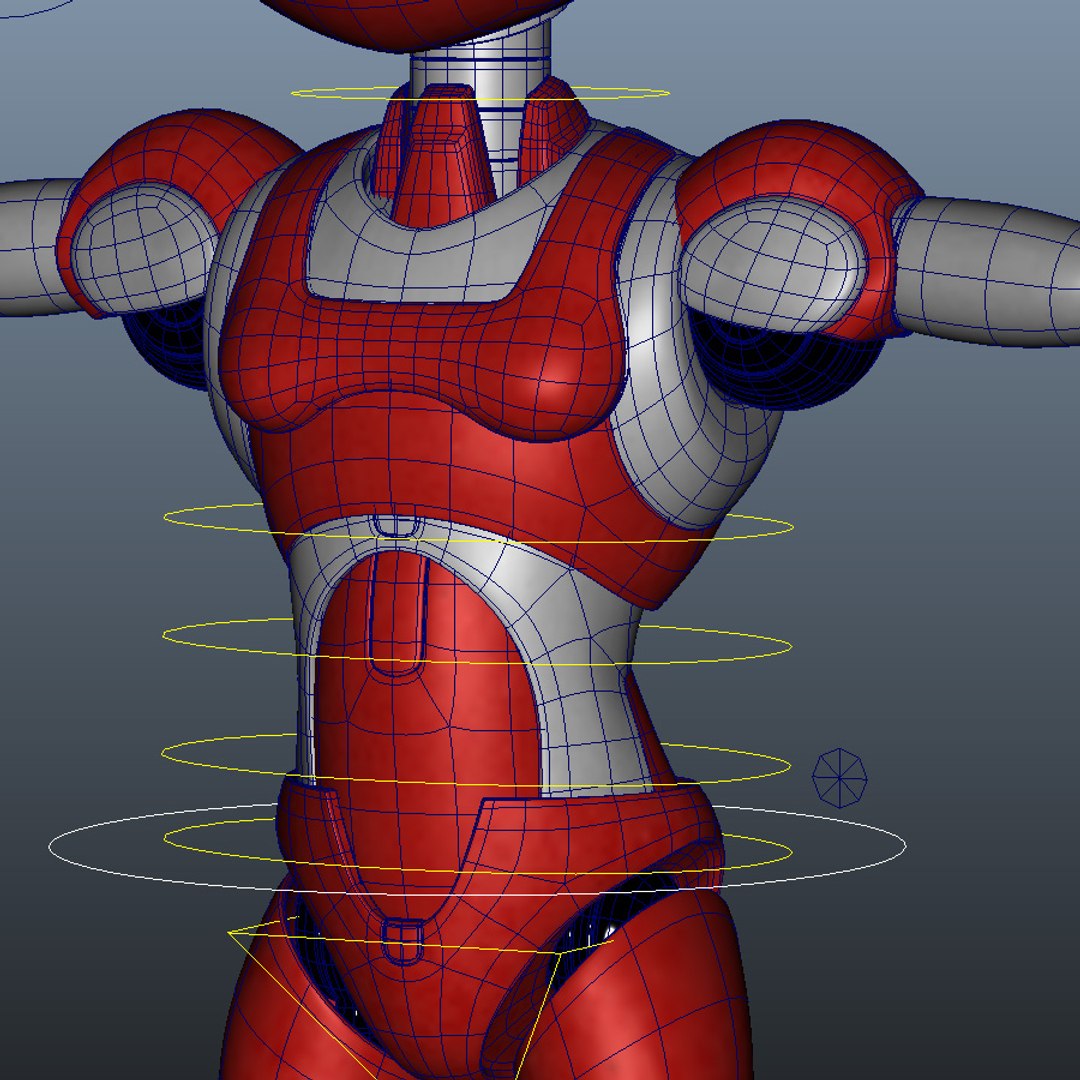 3d Robot Rigged
