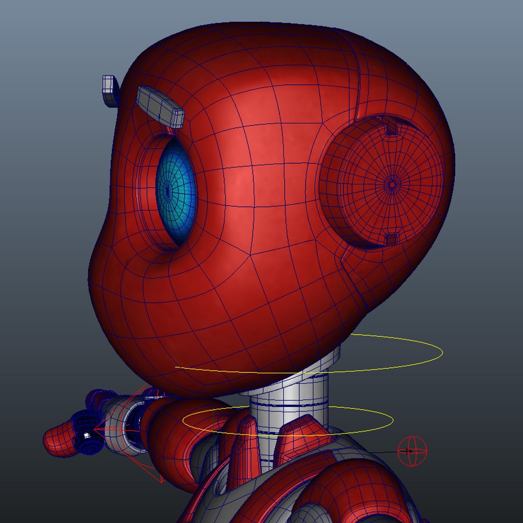 3d Robot Rigged