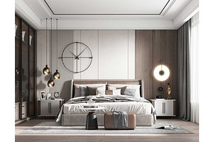 Modern style bedroom