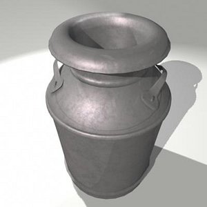 3d milk jug model