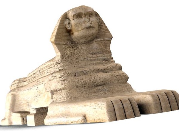 3d model sphinx landmark