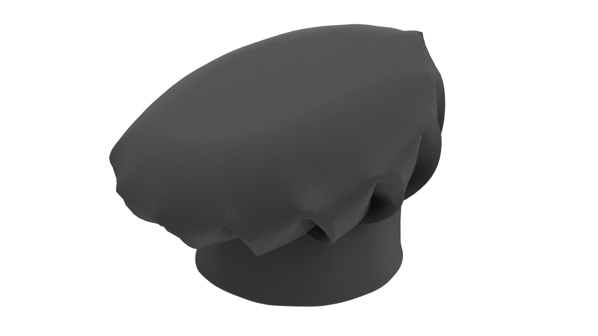 Chef Hat 01 Black 3D https://p.turbosquid.com/ts-thumb/jP/cTgnh1/3H/chefhatblack6/jpg/1699497489/1920x1080/fit_q87/a1ccc2dd0441ab0583be6b14c464a85cfa7161a2/chefhatblack6.jpg