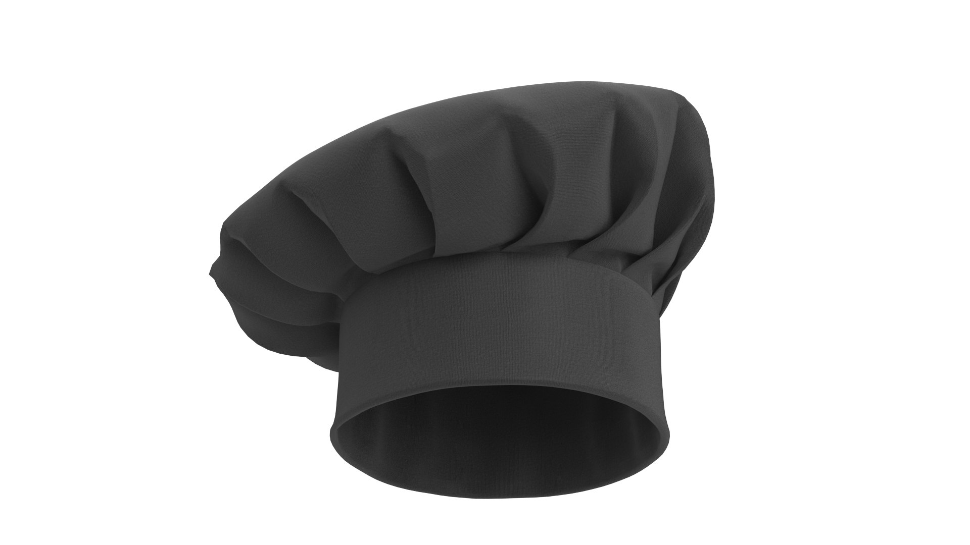 Chef Hat 01 Black 3D https://p.turbosquid.com/ts-thumb/jP/cTgnh1/NS/chefhatblack7/jpg/1699497489/1920x1080/fit_q87/d9301f4e47884d1bcbea2f40023987ca7f213705/chefhatblack7.jpg