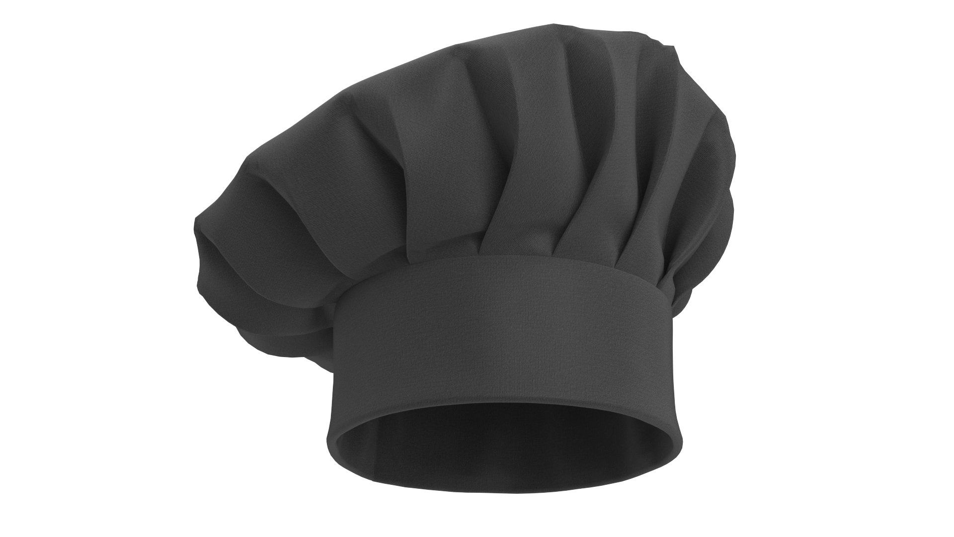 Chef Hat 01 Black 3D https://p.turbosquid.com/ts-thumb/jP/cTgnh1/eV/chefhatblack5/jpg/1699497488/1920x1080/fit_q87/c2aad162ac3bb189fb4fcf2232e61469fd2f5f87/chefhatblack5.jpg
