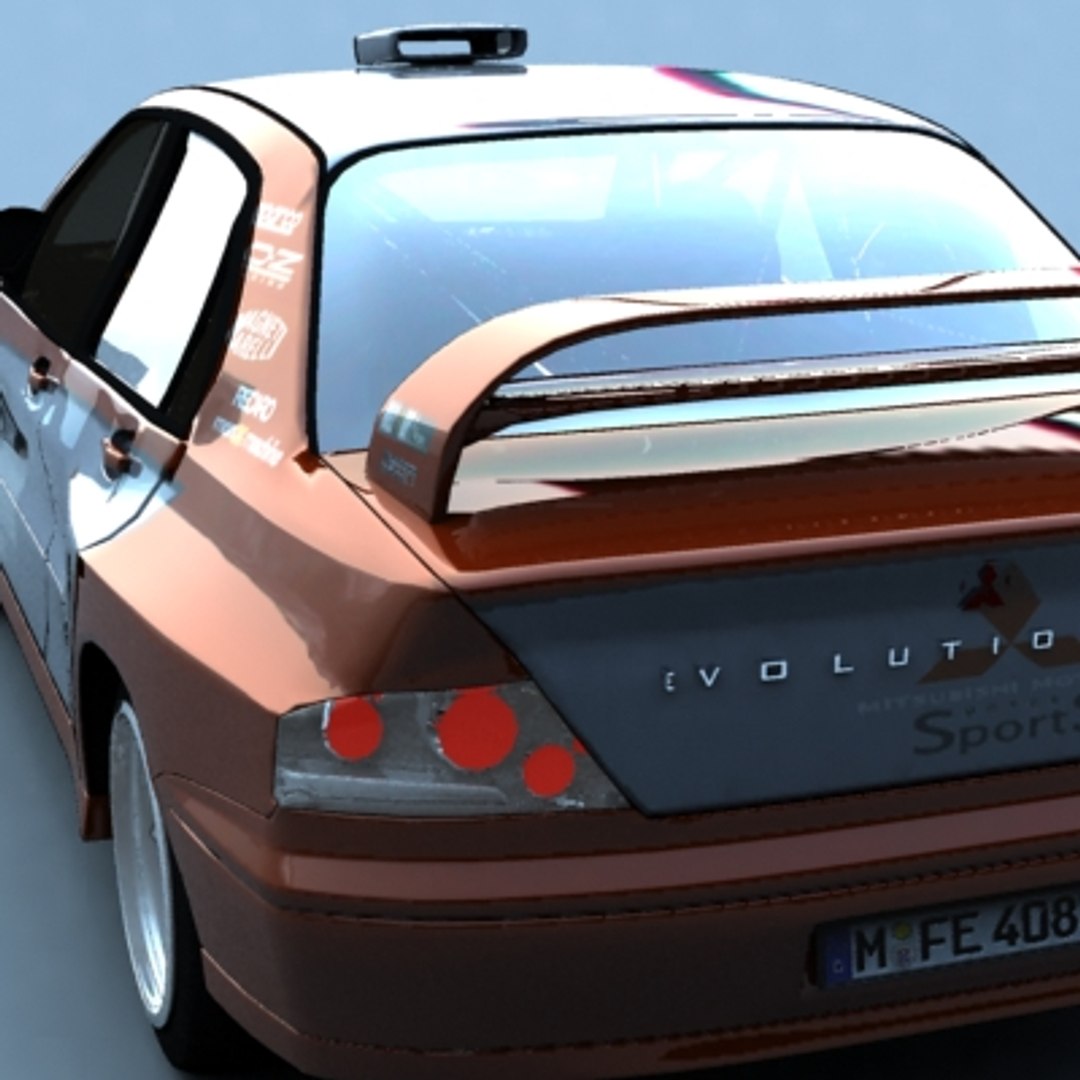 3d Model Mitsubishi Evo Viii
