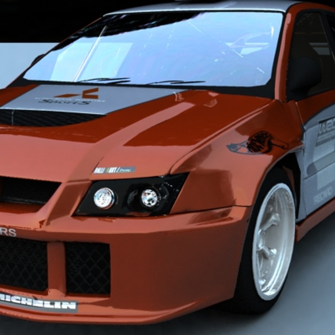 3d Model Mitsubishi Evo Viii