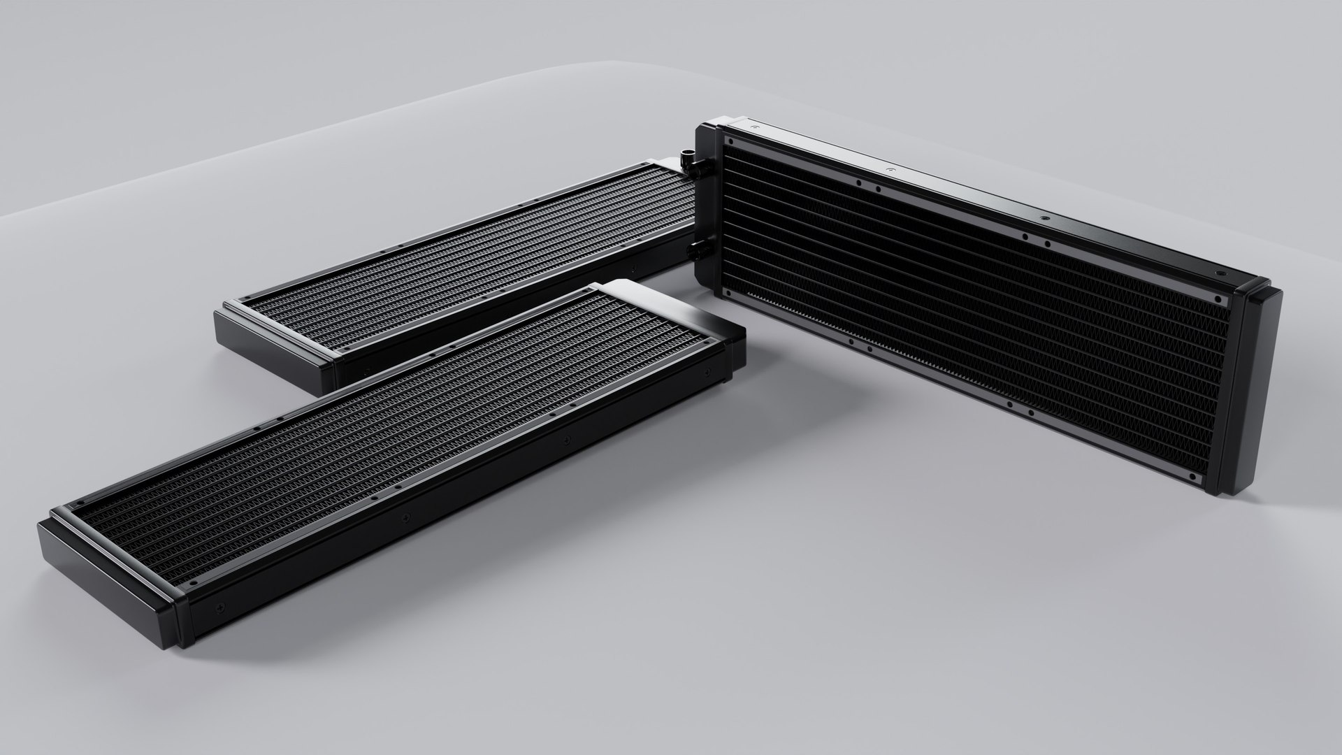 Water Cooling Radiator - 360 Mm 3D Model - TurboSquid 1991035