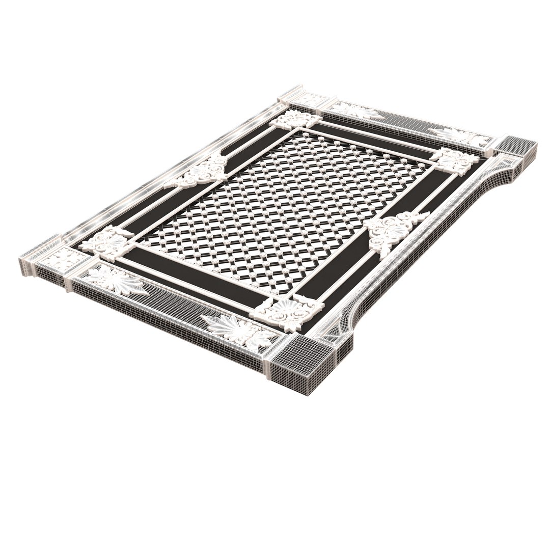 3D Radiator Cover Decorative Screening Grille Panel 016 model ...