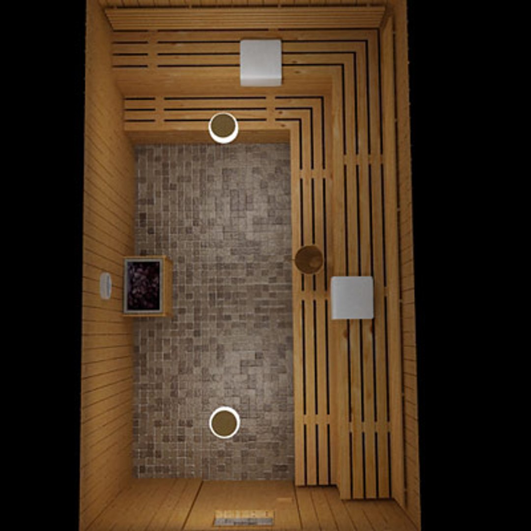 3d Private Pool Sauna