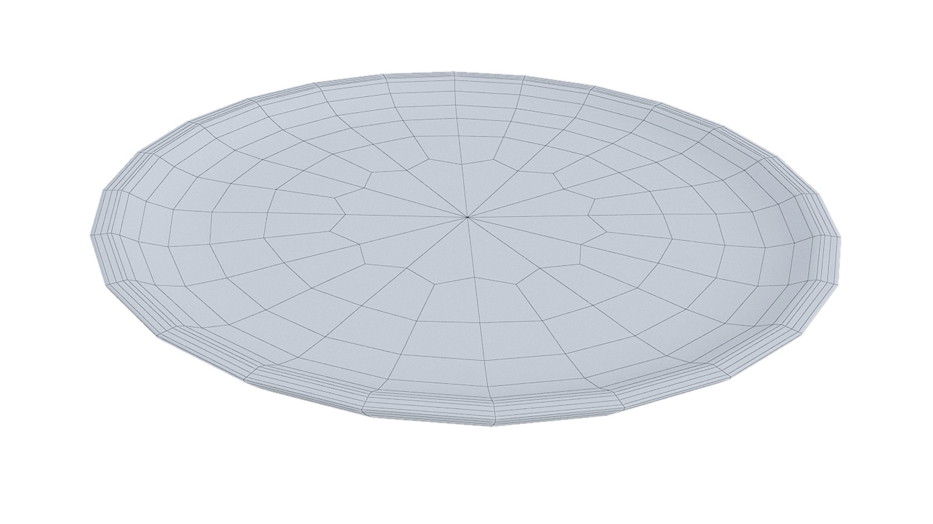 Round Tray 3D Model - TurboSquid 1948387