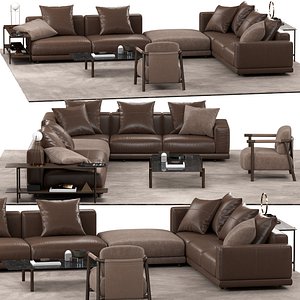 Ditreitalia NEVYLL sofa NATHY armchair ERYS table TONDINA lamp