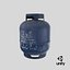 Gas Cylinder Blue 3D model