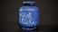 Gas Cylinder Blue 3D model
