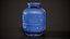 Gas Cylinder Blue 3D model