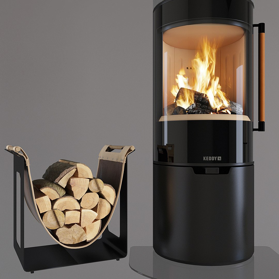 3D Fireplace Keddy Model - TurboSquid 1508567