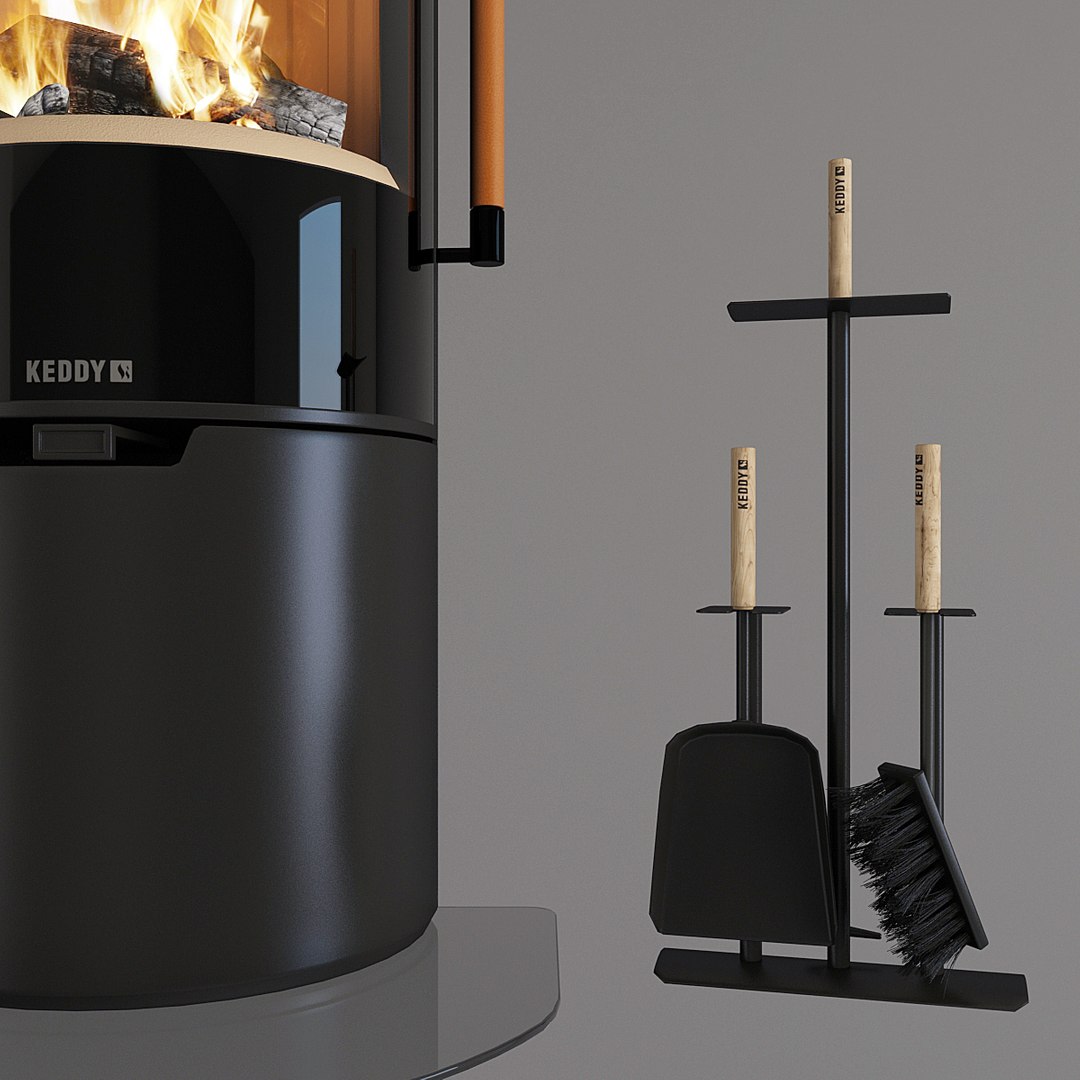 3D Fireplace Keddy Model - TurboSquid 1508567