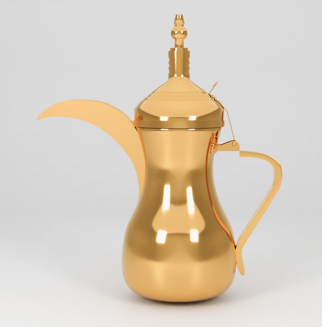 Arabic Dallah Coffee 3D https://p.turbosquid.com/ts-thumb/jQ/2pXuHI/UG/arabicdallahcoffeeflask/png/1711832877/1920x1080/fit_q87/aa4301c84aed663d3452b3a01920b333684728b6/arabicdallahcoffeeflask.jpg