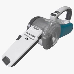 3d model cordless pivoting hand vac