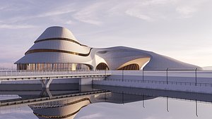 3D Futuristic building 46