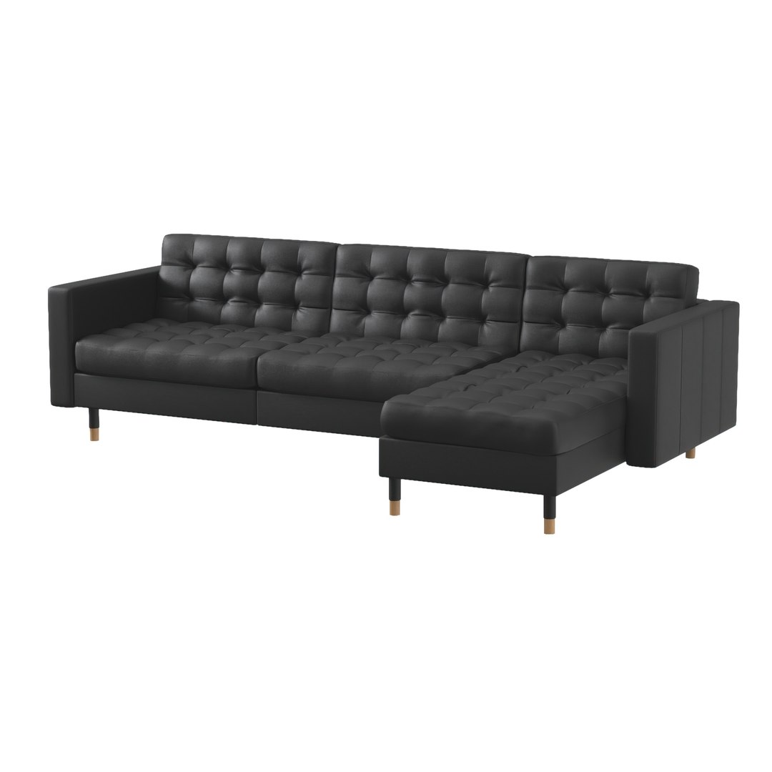 3D Model Ikea Morabo Sectional Seat With Chaise PBR