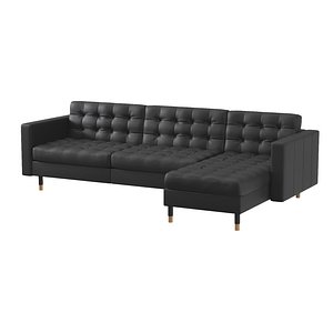 3D model Ikea Morabo Sectional 4 seat With Chaise PBR