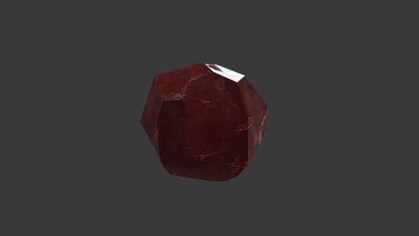 modelo 3d Cristal mágico rojo estilizado - TurboSquid 2146277