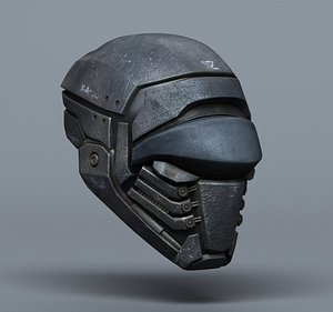 scifi helmets - 2 3d model