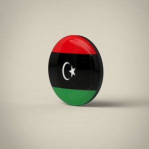 3D model Libya Badge
