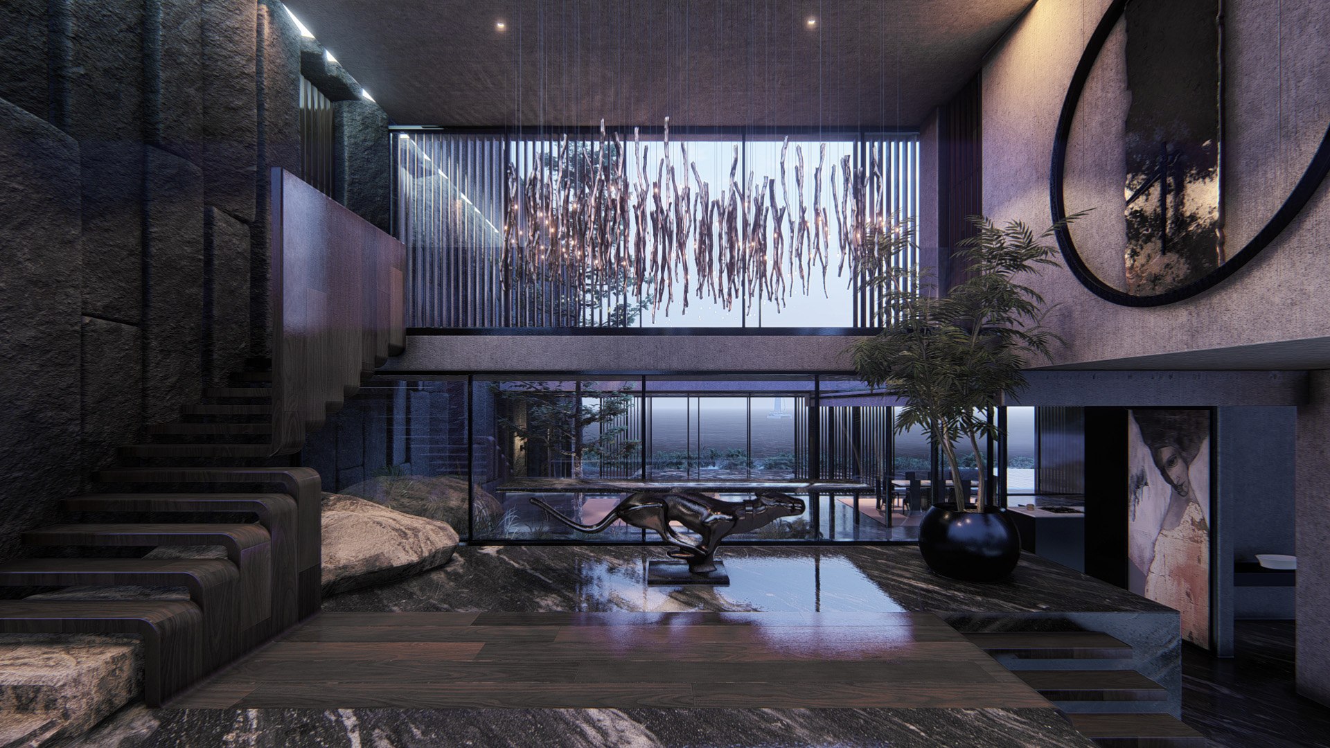 Modern Beach Villa Model - TurboSquid 1700368