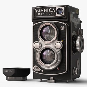 3d model yashica camera