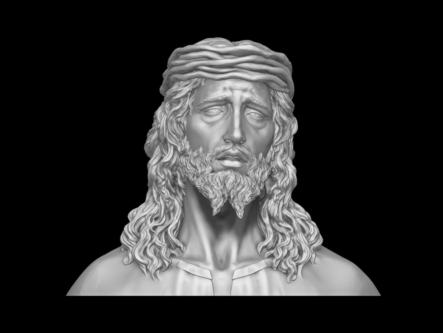 Jesus statue 3D model - TurboSquid 1698449
