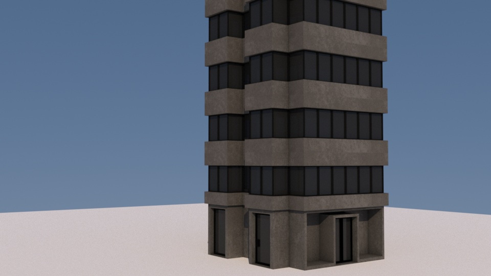 Office Building 13 3D Model - TurboSquid 2108099