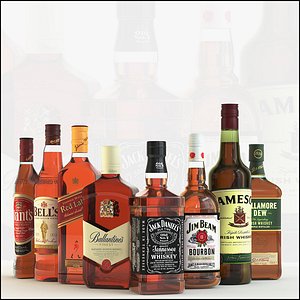 Whiskey bottles - Updated