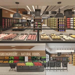 Supermarket Interior