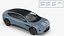 헤드라이트가 장착된 Avatr 12 EV 블루 색상