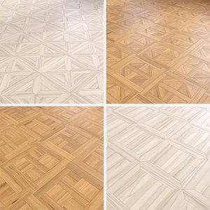 3D Parquet - Laminate - Wooden floor 4 in 1
