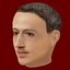 Mark Zuckerberg Low Poly Head