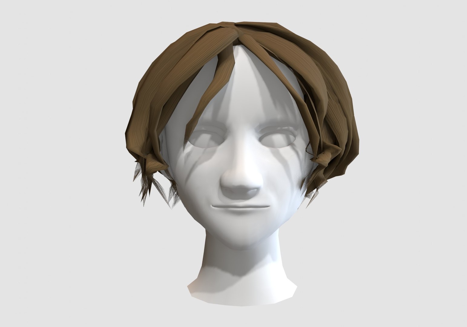 Messy Anime Hairstyle - 3D Model by nickianimations