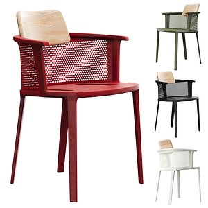 3D Ethimo Nicolette dining armchair by Patrick Norguet