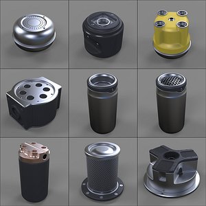 3d model canister -