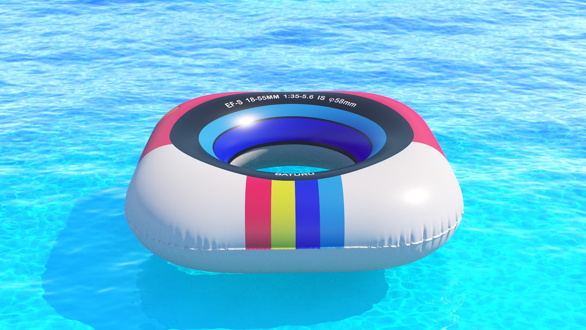 Baturu Stylish Poolfloat 3D Model - TurboSquid 1760663
