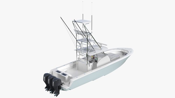 Sport fishing boat generic 3D model - TurboSquid 1577223