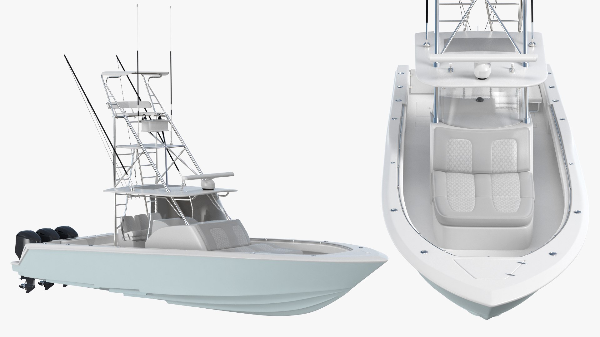 Sport fishing boat generic 3D model - TurboSquid 1577223